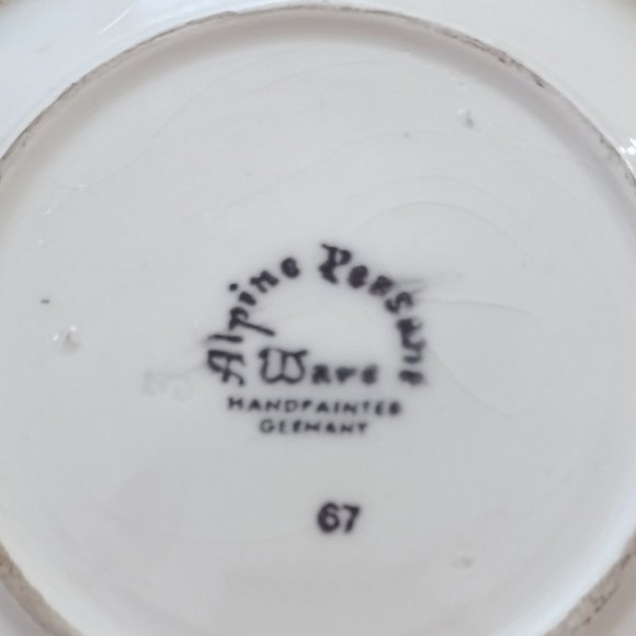 Vintage Authentic "Rare" Alpine Peasant Ware Candy Dish - Picture 5 of 5